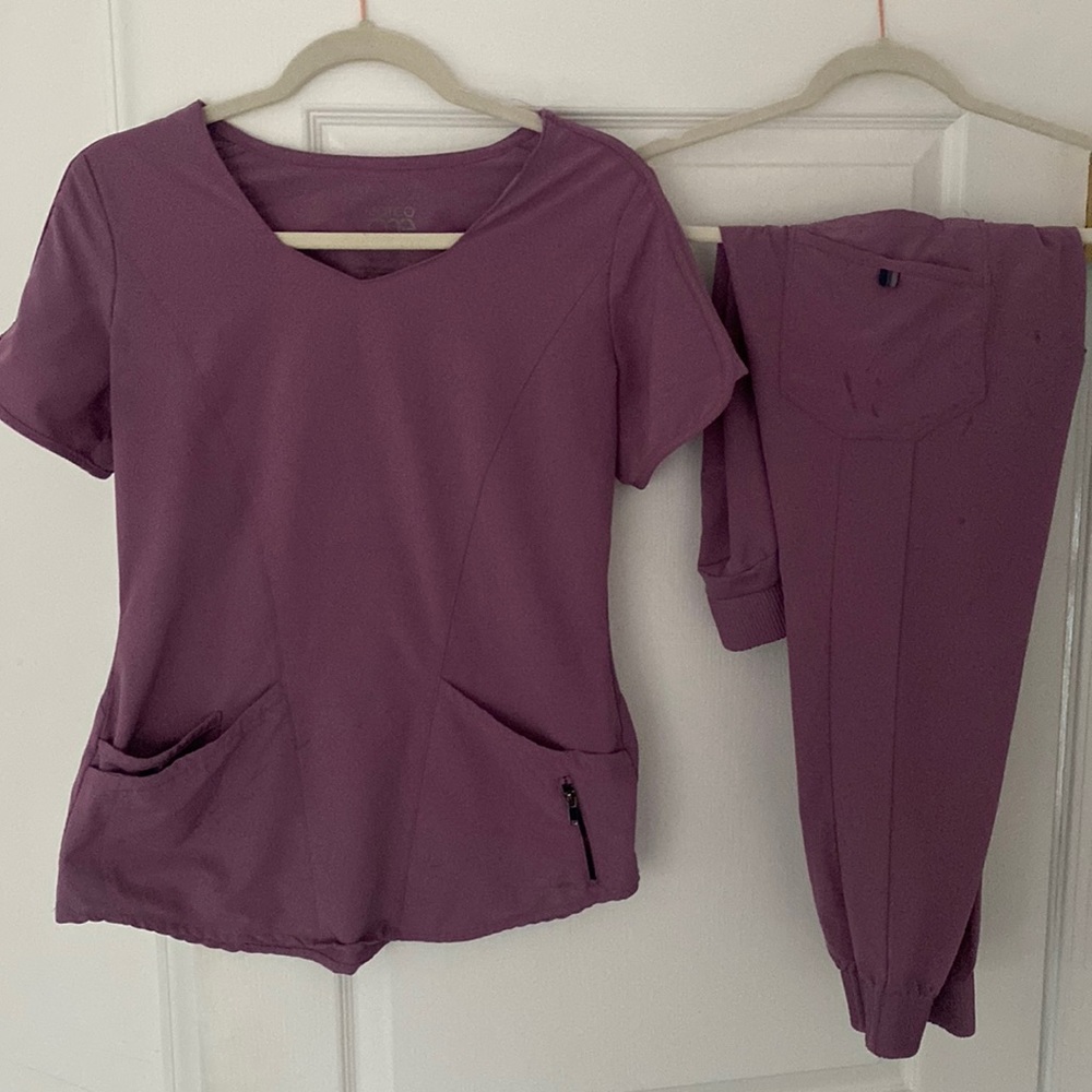 Barco One Jogger Scrub Set Dusty Maueve